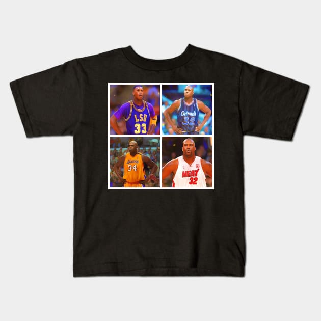 Shades Of Shaq Kids T-Shirt by M.I.M.P.